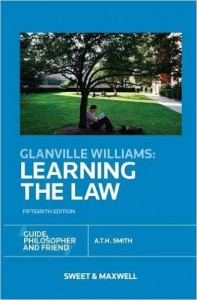 Glanville Williams Learning the Law - ATH Smith