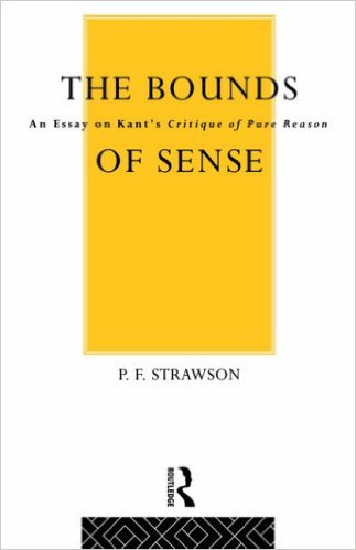 The Bounds of Sense by PF Strawson