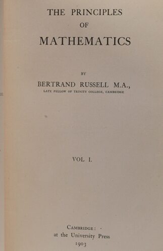 The Principles of Mathematics by Bertrand Russell كتب فلسفية